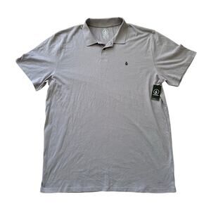 NWT - VOLCOM pull over polo shirt, size XXLarge, Purple/Gray color